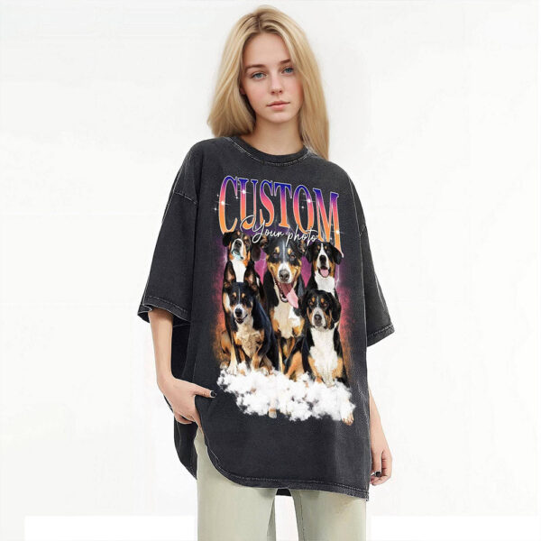 custom dog photo oversized t shirt personalized pet lover tee 1.jpg