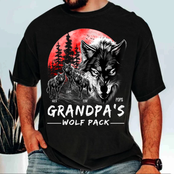 grandpas wolf pack personalized t shirt custom names gift idea 2.png