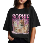 personalized sophie cat t shirt custom name pet lover gift tee 1.jpg