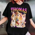 thomas cute corgi dogs graphic tee shirt for dog lovers adults 1.jpg