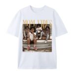 Mom Vibes Vintage T Shirt Retro 90s Nostalgia Motherhood Graphic Tee Unisex Cotton Shirt.jpg