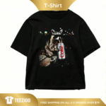 Raccoon Soda Lover Shirt Diet Coke Trash Panda Graphic Tee.png