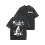 Modelo Out Of This World Western Tee Retro UFO Cowboy Graphic Shirt.png