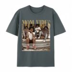 Mom Vibes Vintage T Shirt Retro 90s Nostalgia Motherhood Graphic Tee Unisex Cotton Shirt.jpg