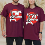 Tongue Fu Master Funny Office T Shirt.png