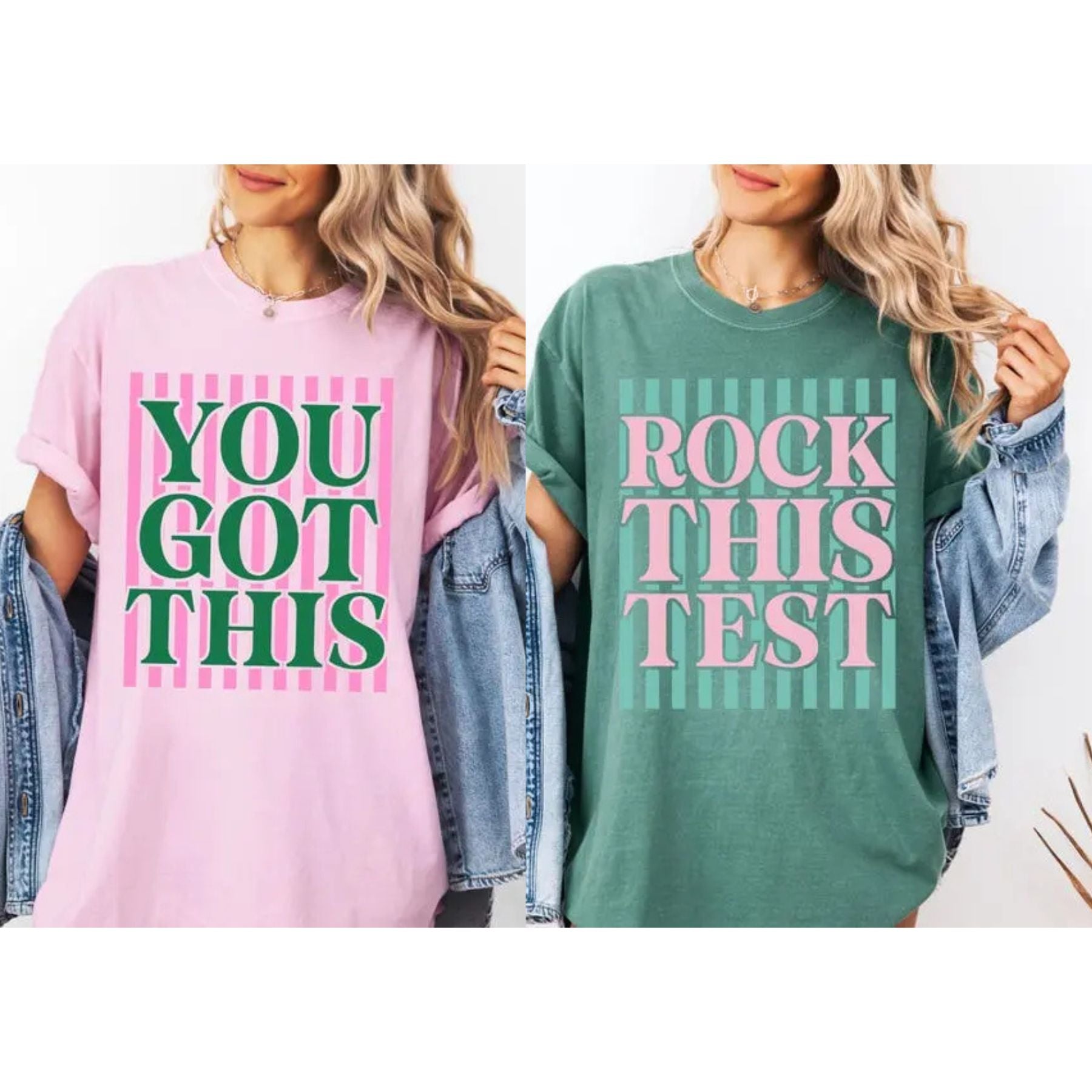 Comfort Colors School Test Day T Shirt Motivational Student Graphic Tee Encouraging Quote Shirt Aesthetic Positive Mindset Classroom Outfit 1.jpg