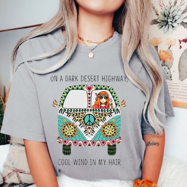 Vibrant Bohemian Graphic T Shirt Retro Boho Chic Artistic Tee Premium 100 Cotton Colorful Mandala Top Made in USA.jpg