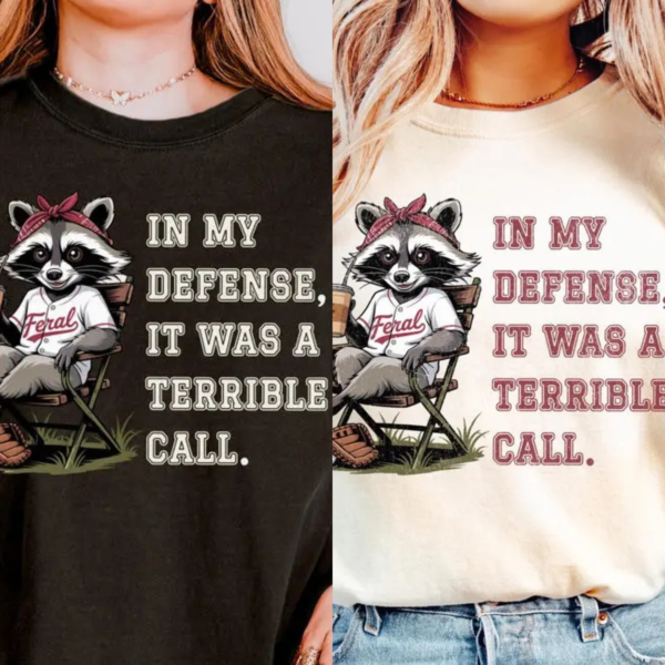 Vintage Feral Baseball Mom Raccoon Tee Game Day Chaos Graphic Shirt.png