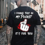 Funny In My Pocket Surprise Tee Sarcastic Hidden Middle Finger Shirt.jpg
