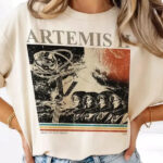 NASA Artemis II Mission T Shirt Comfort Colors Around The Moon Graphic Tee.jpg