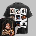 MJ King of Pop Collage T Shirt Retro 80s 90s Music Merch.png