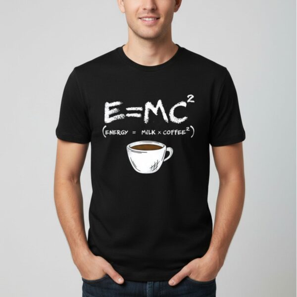 Einstein Coffee Formula Graphic Tee 1