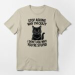 Sassy Black Cat Graphic Tee 1