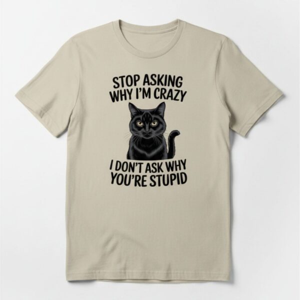 Sassy Black Cat Graphic Tee